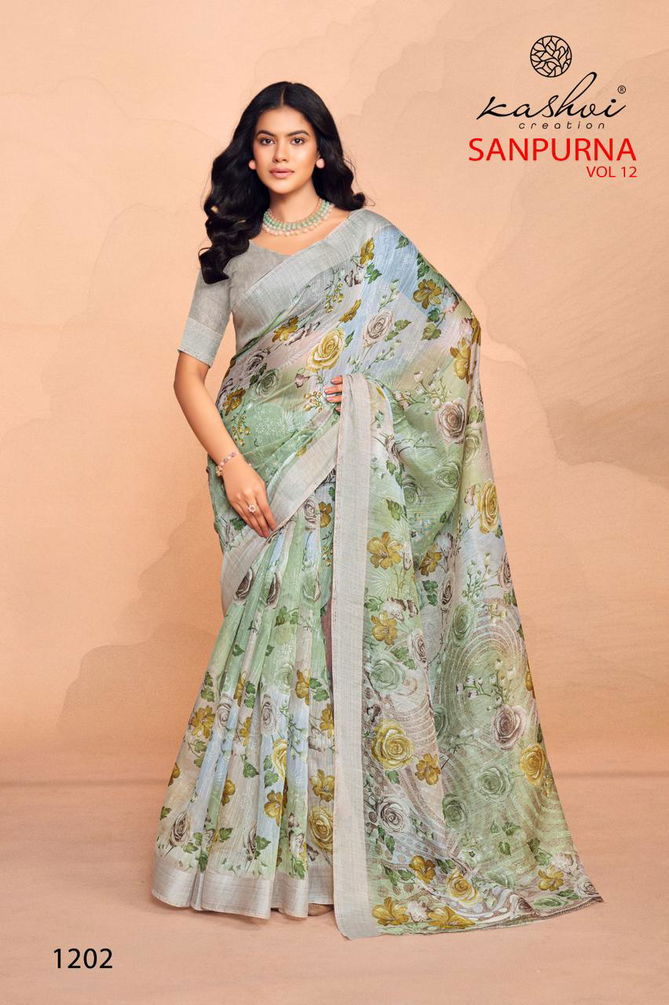 Sanpurna Vol 12 By LT Printed Sarees Wholesale Clothing Suppliers In India
